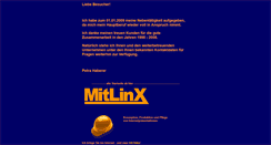 Desktop Screenshot of mitlinx.de