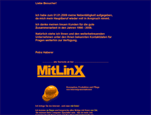 Tablet Screenshot of mitlinx.de